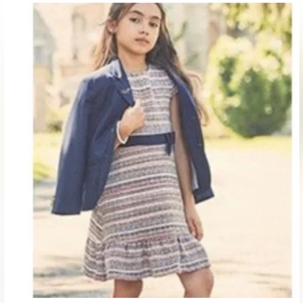 Janie and Jack Ava tweed dress NWT